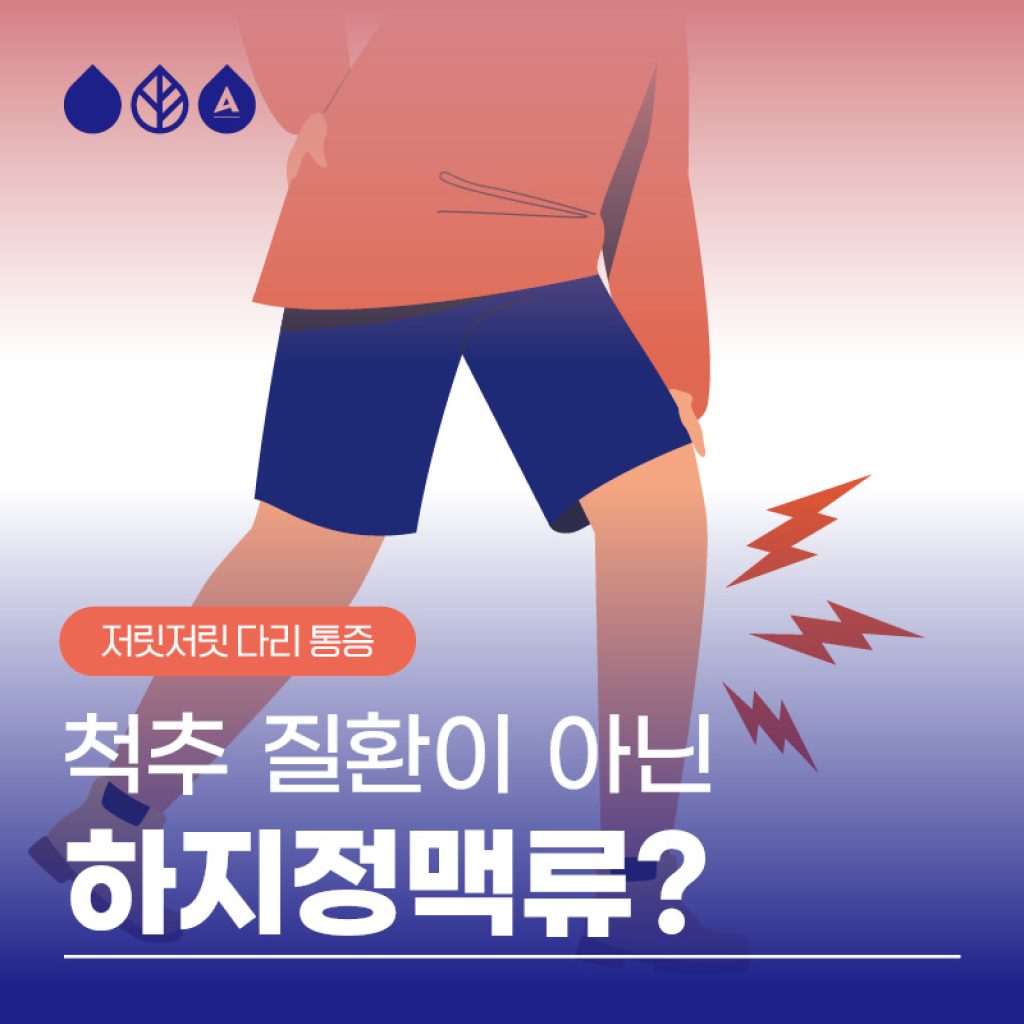 다리통증, 불편감을 근골격계 질환으로 오인하는 경우가 많다는 것입니다. 다리통증을 근골격계 질환으로 오인할 수 있는 하지정맥류 증상