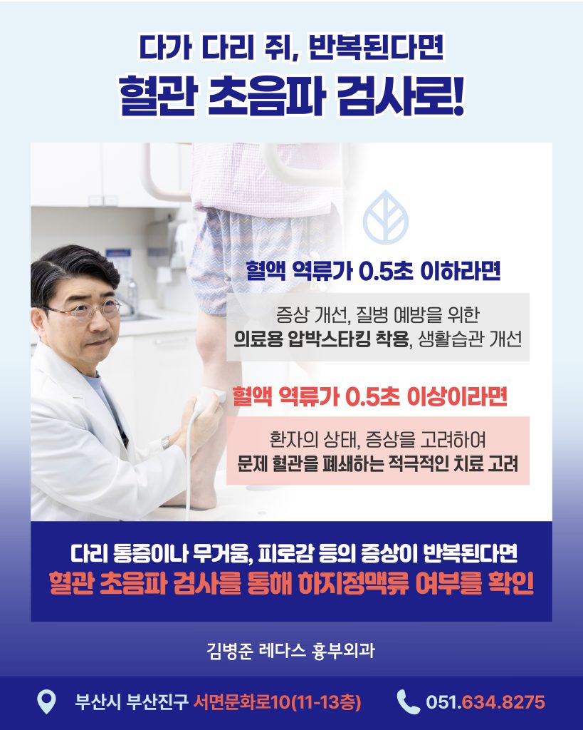 하지정맥류 혈관초음파검사