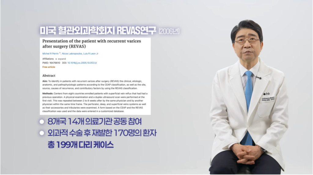하지정맥류 재발 원인 논문 하지정맥류는 치료 후에도 생물학적 원인에 의해 재발할 수 있다는 것입니다. 오늘은 해외 연구 논문을 통해 하지정맥류 재발과 그 원인에 대해 설명드리겠습니다. 
