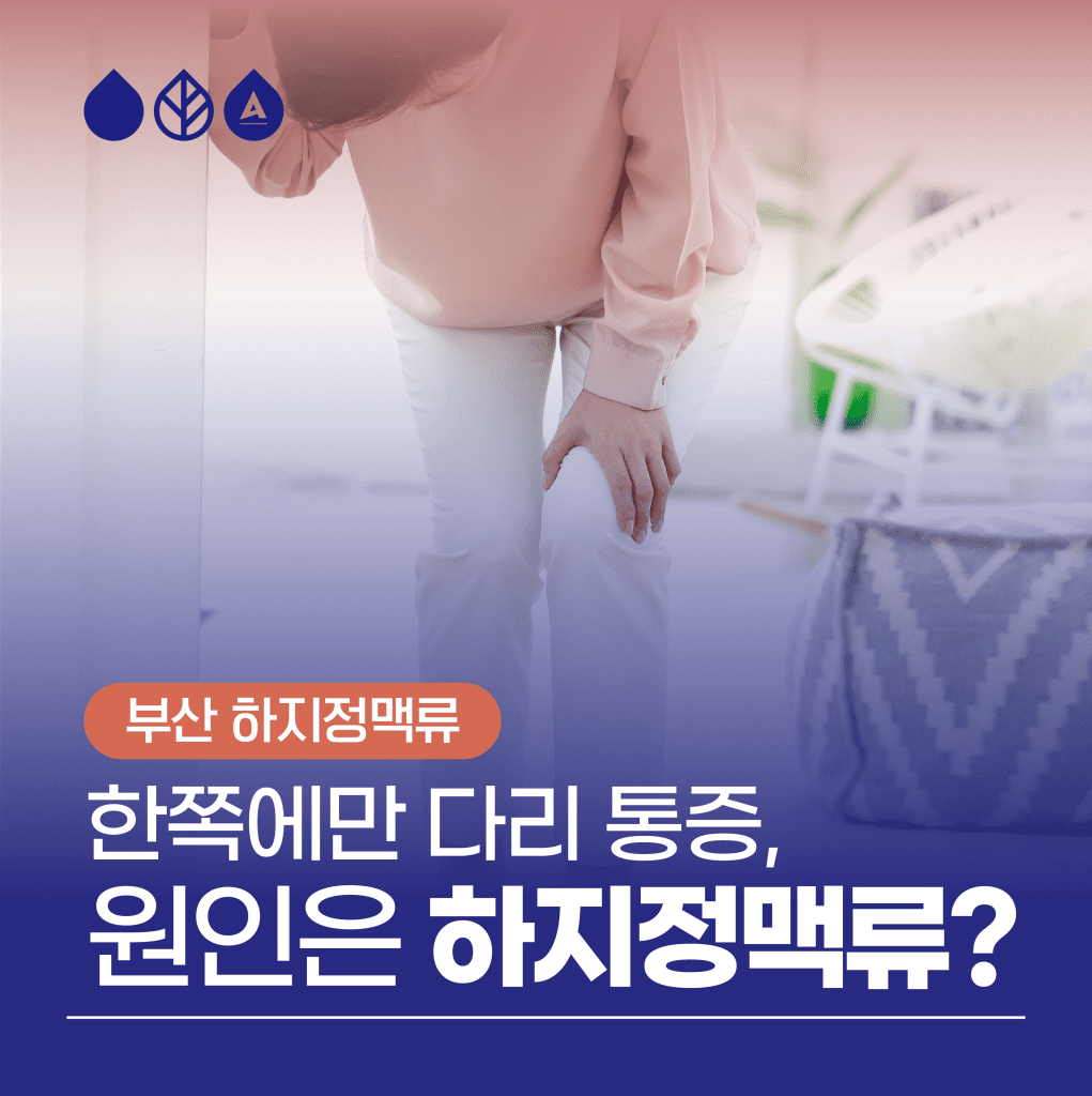 왼쪽다리통증 부산하지정맥류